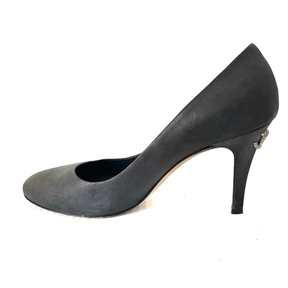 CHANEL  Lambskin Crystal CC Pumps 39.5 grey - Picture 3 of 16